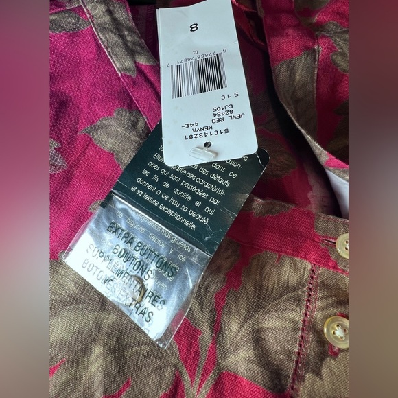 Ralph Lauren Red and Tan A-Line Maxi Skirt Resort Wear - Picture 4 of 4